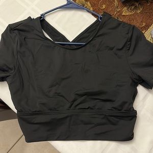 Black sport shirt